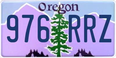 OR license plate 976RRZ