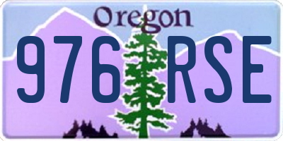 OR license plate 976RSE