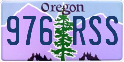 OR license plate 976RSS