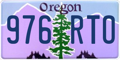 OR license plate 976RTO