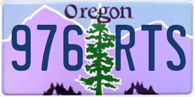 OR license plate 976RTS