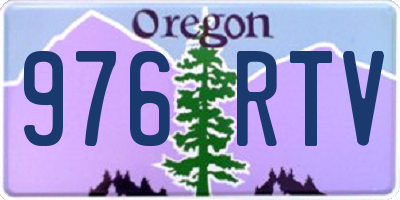 OR license plate 976RTV