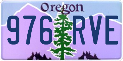 OR license plate 976RVE