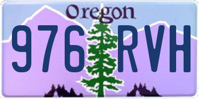 OR license plate 976RVH