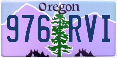 OR license plate 976RVI