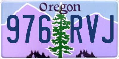 OR license plate 976RVJ