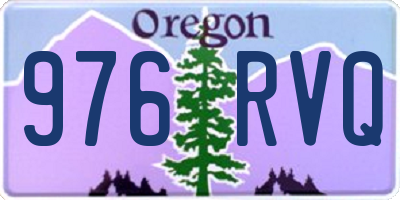 OR license plate 976RVQ