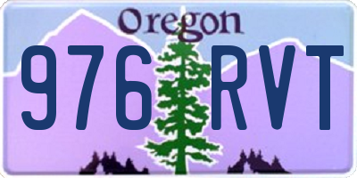 OR license plate 976RVT