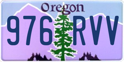 OR license plate 976RVV