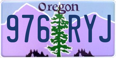 OR license plate 976RYJ
