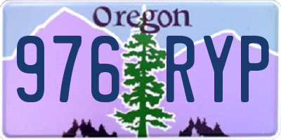 OR license plate 976RYP