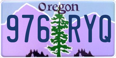 OR license plate 976RYQ