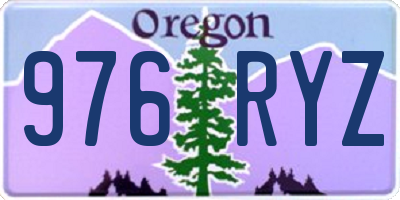 OR license plate 976RYZ