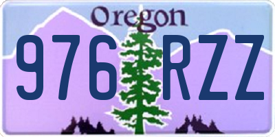 OR license plate 976RZZ