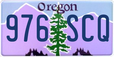 OR license plate 976SCQ