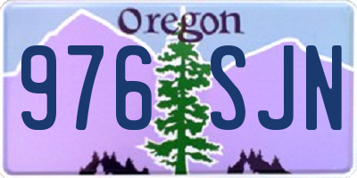 OR license plate 976SJN