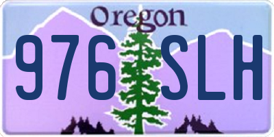 OR license plate 976SLH