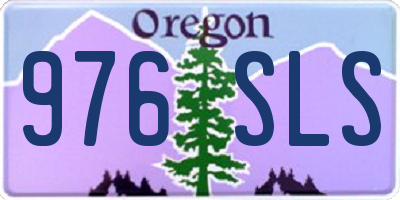 OR license plate 976SLS