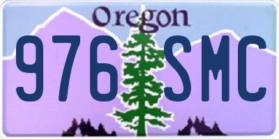 OR license plate 976SMC