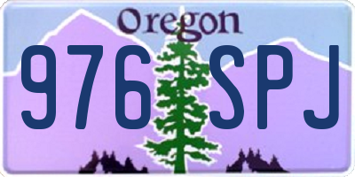 OR license plate 976SPJ
