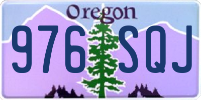 OR license plate 976SQJ