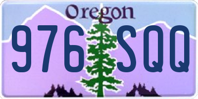 OR license plate 976SQQ