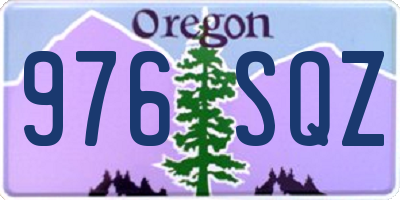 OR license plate 976SQZ