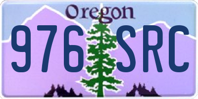 OR license plate 976SRC