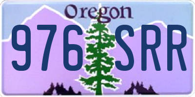 OR license plate 976SRR