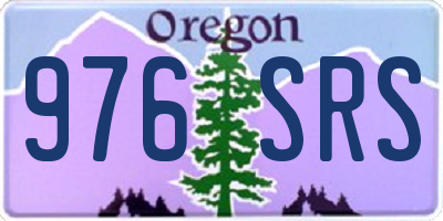 OR license plate 976SRS