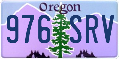 OR license plate 976SRV