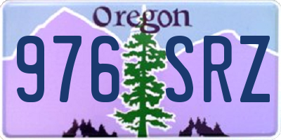 OR license plate 976SRZ