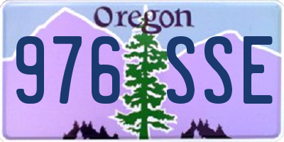 OR license plate 976SSE