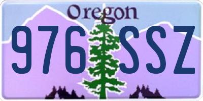 OR license plate 976SSZ