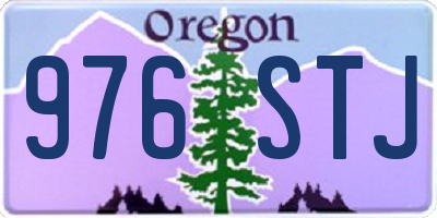 OR license plate 976STJ