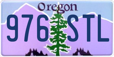 OR license plate 976STL