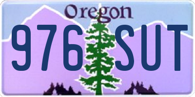 OR license plate 976SUT