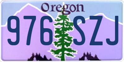 OR license plate 976SZJ