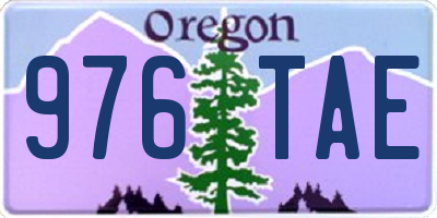 OR license plate 976TAE