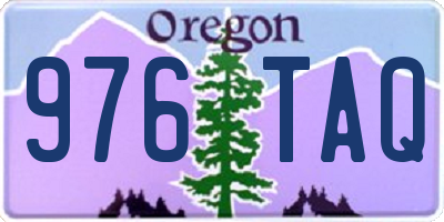 OR license plate 976TAQ