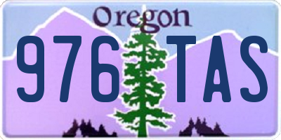 OR license plate 976TAS