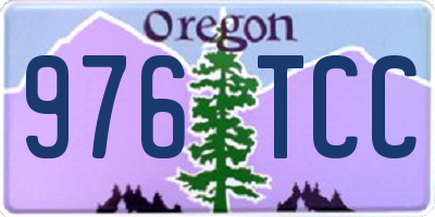 OR license plate 976TCC