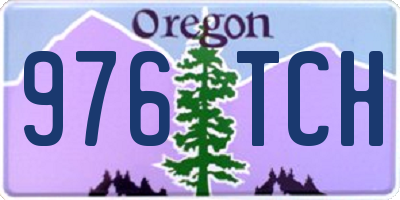 OR license plate 976TCH