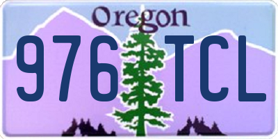 OR license plate 976TCL
