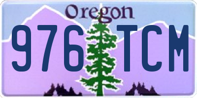 OR license plate 976TCM