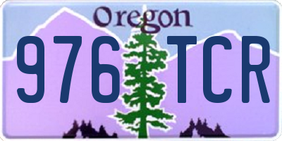 OR license plate 976TCR