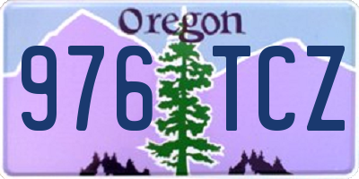 OR license plate 976TCZ