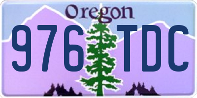 OR license plate 976TDC