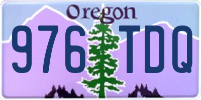 OR license plate 976TDQ