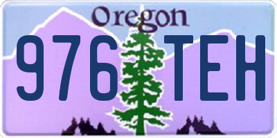 OR license plate 976TEH